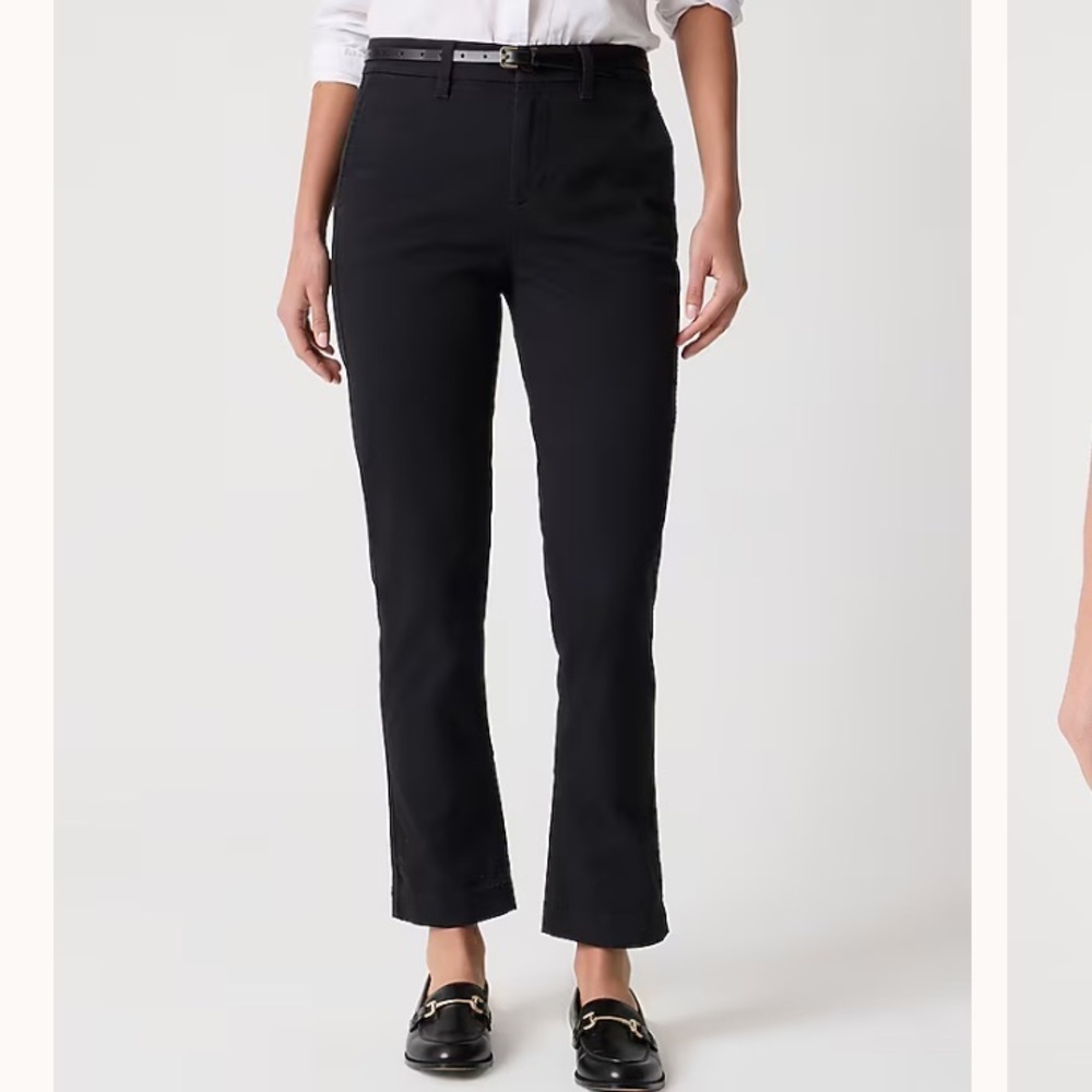 NWT J. Crew Petite high-rise girlfriend chino pant